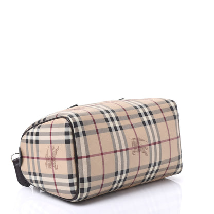 Burberry Haymarket Check Small Chester Bowling Bag Chocolate 3 of 11
