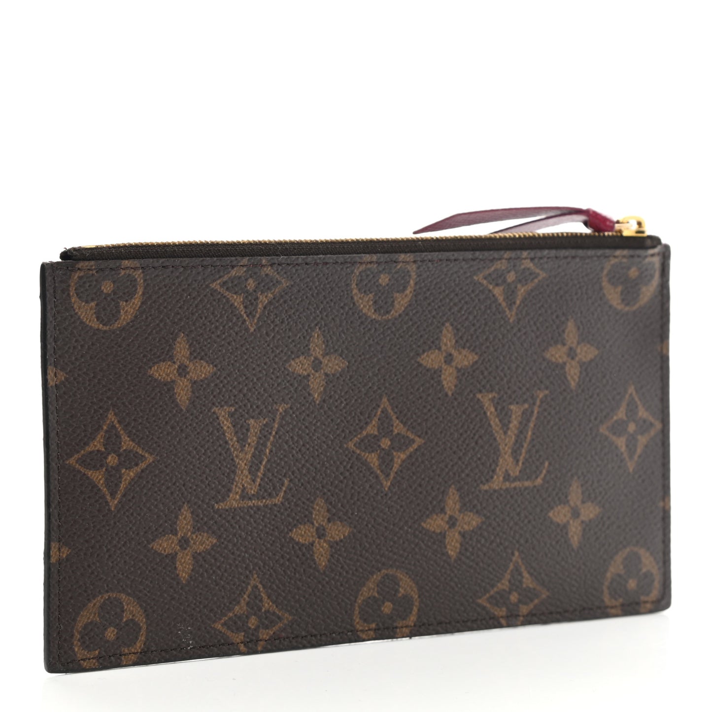 Monogram Felicie Chain Wallet Zippered Insert Fuchsia