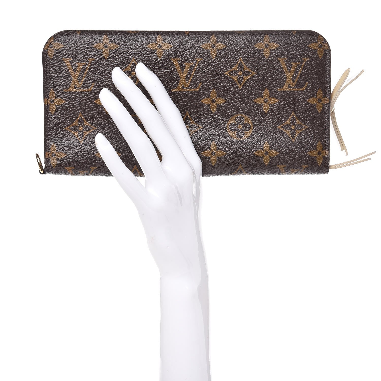 Louis Vuitton Monogram Leopard Insolite Wallet Blanc Corail 2 of 6
