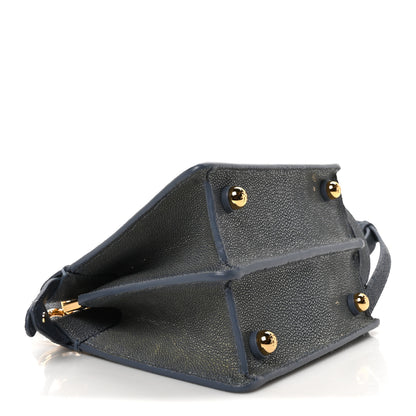 Fendi Stingray Shiny Nappa Petite Peekaboo I SEE U Satchel Mirto 4 of 10