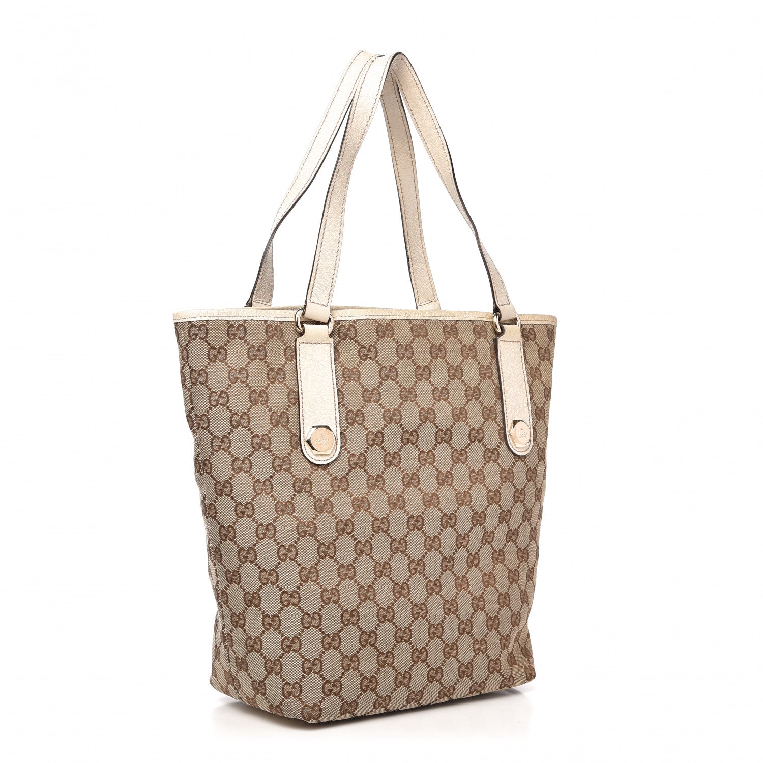 Gucci Monogram Charmy Tote Off White 3 of 14