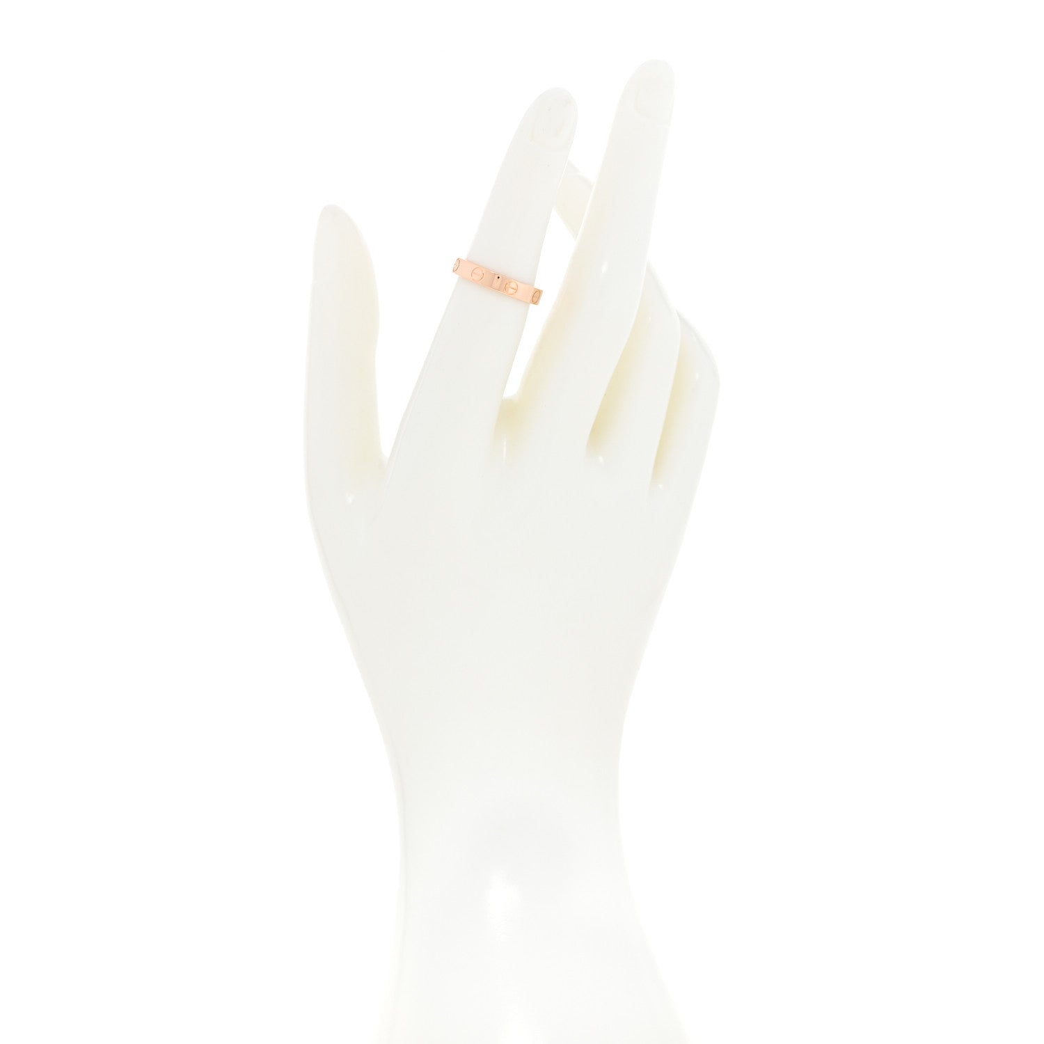 Cartier 18K Pink Gold 3.5mm LOVE Wedding Band Ring 51 5.75 2 of 4