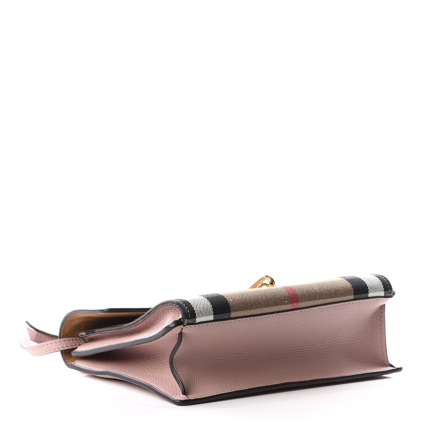 Burberry Derby Calfskin House Check Small Macken Crossbody Bag Pale Orchid 3 of 12