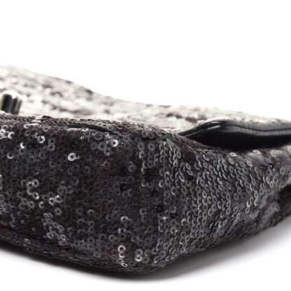 Chanel Sequin Lambskin Mini Moonlight on Water Flap Black 9 of 10