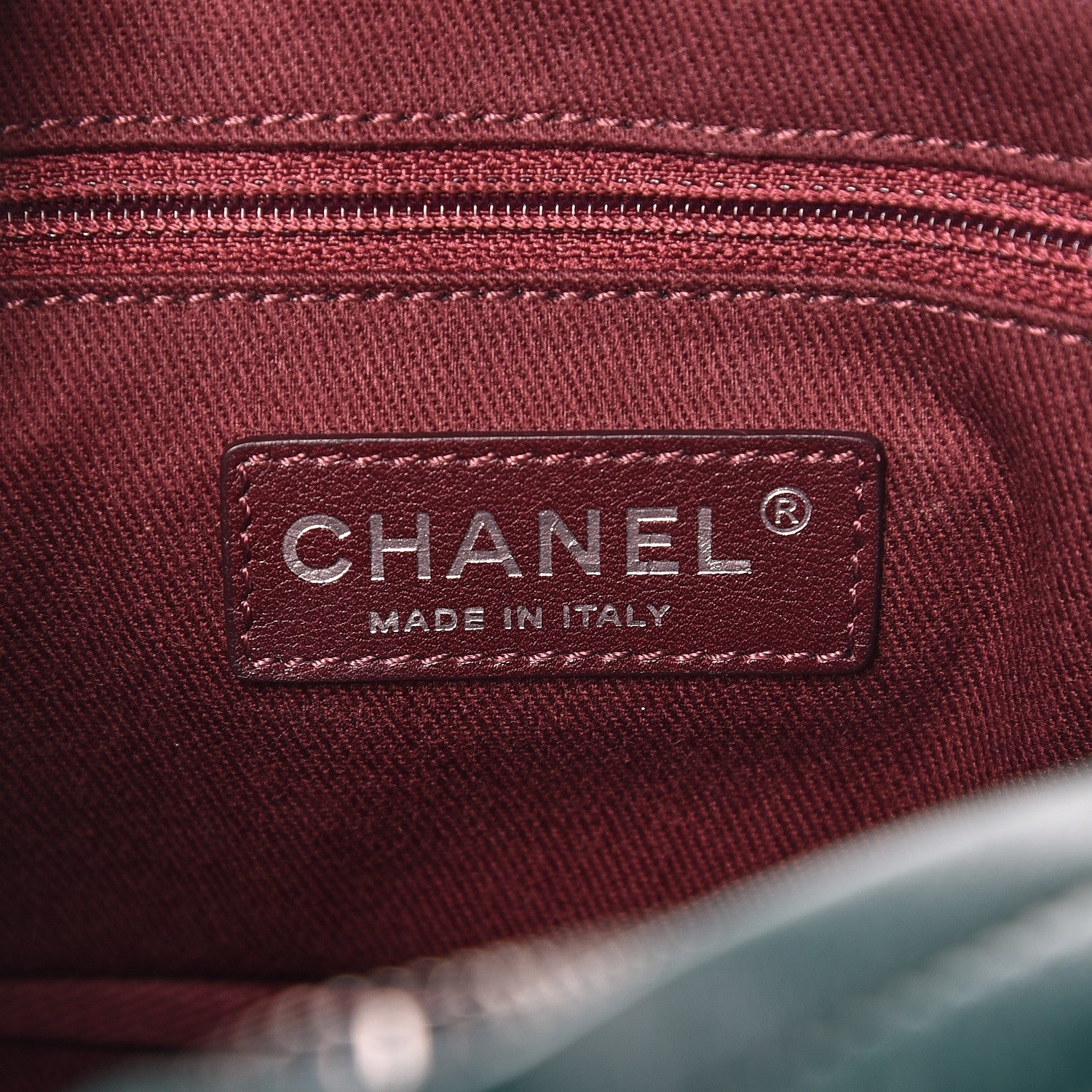 Chanel Aged Calfskin Quilted Small Easy Flap Green 6 of 8