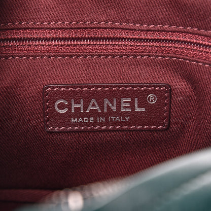 Chanel Aged Calfskin Quilted Small Easy Flap Green 6 of 8