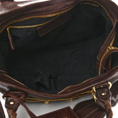 Balenciaga Agneau Giant 12 Gold Hardware City Cigare Fonce 5 of 11