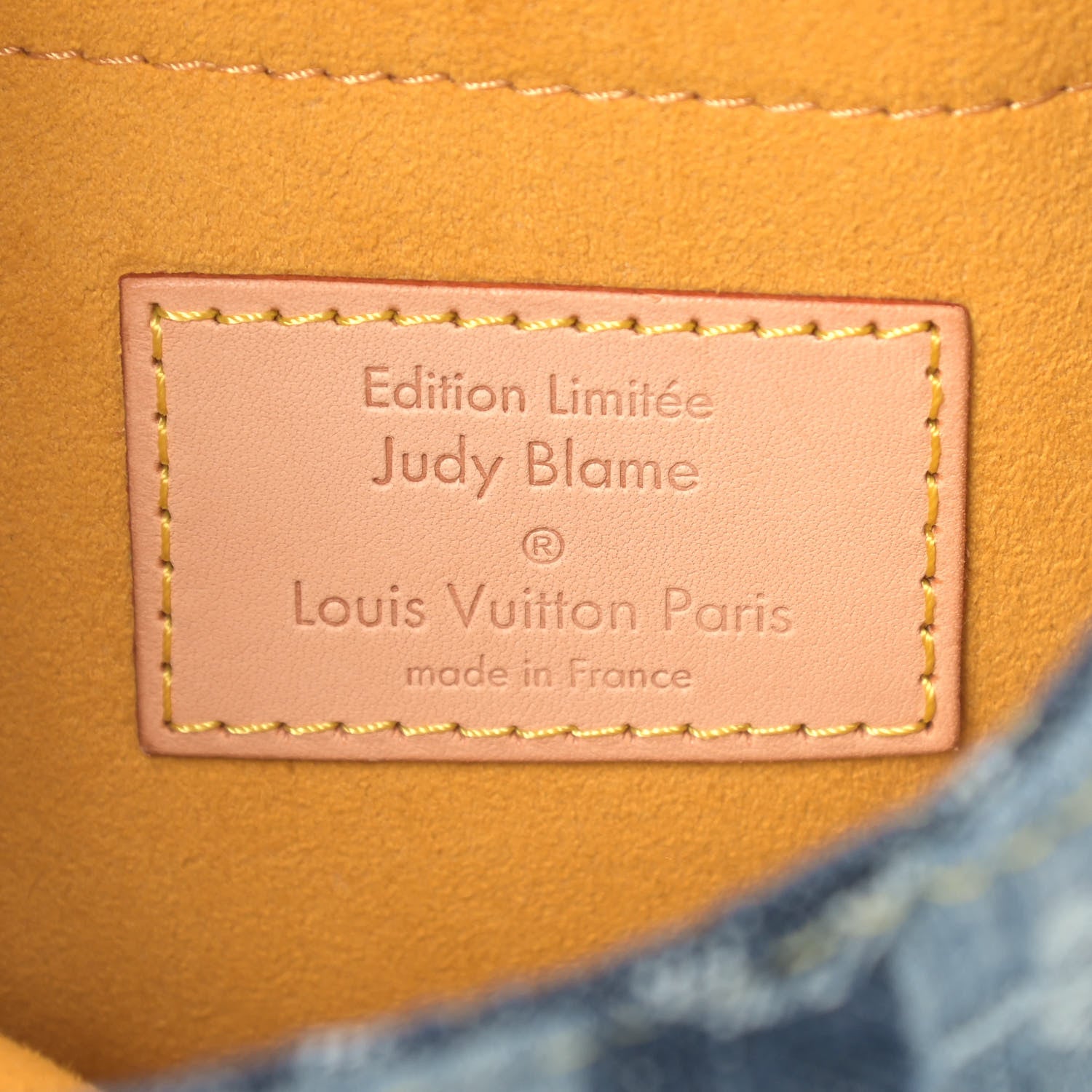 Louis Vuitton Denim Raye Judy Blame Mini Pleaty 5 of 8