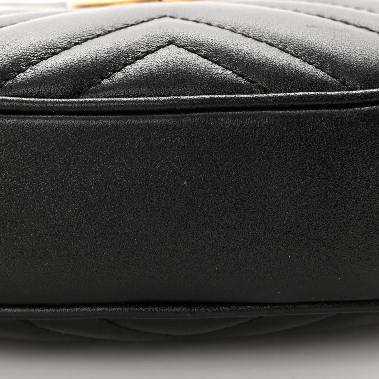 Calfskin Matelasse GG Marmont Belt Bag 75 30 Black