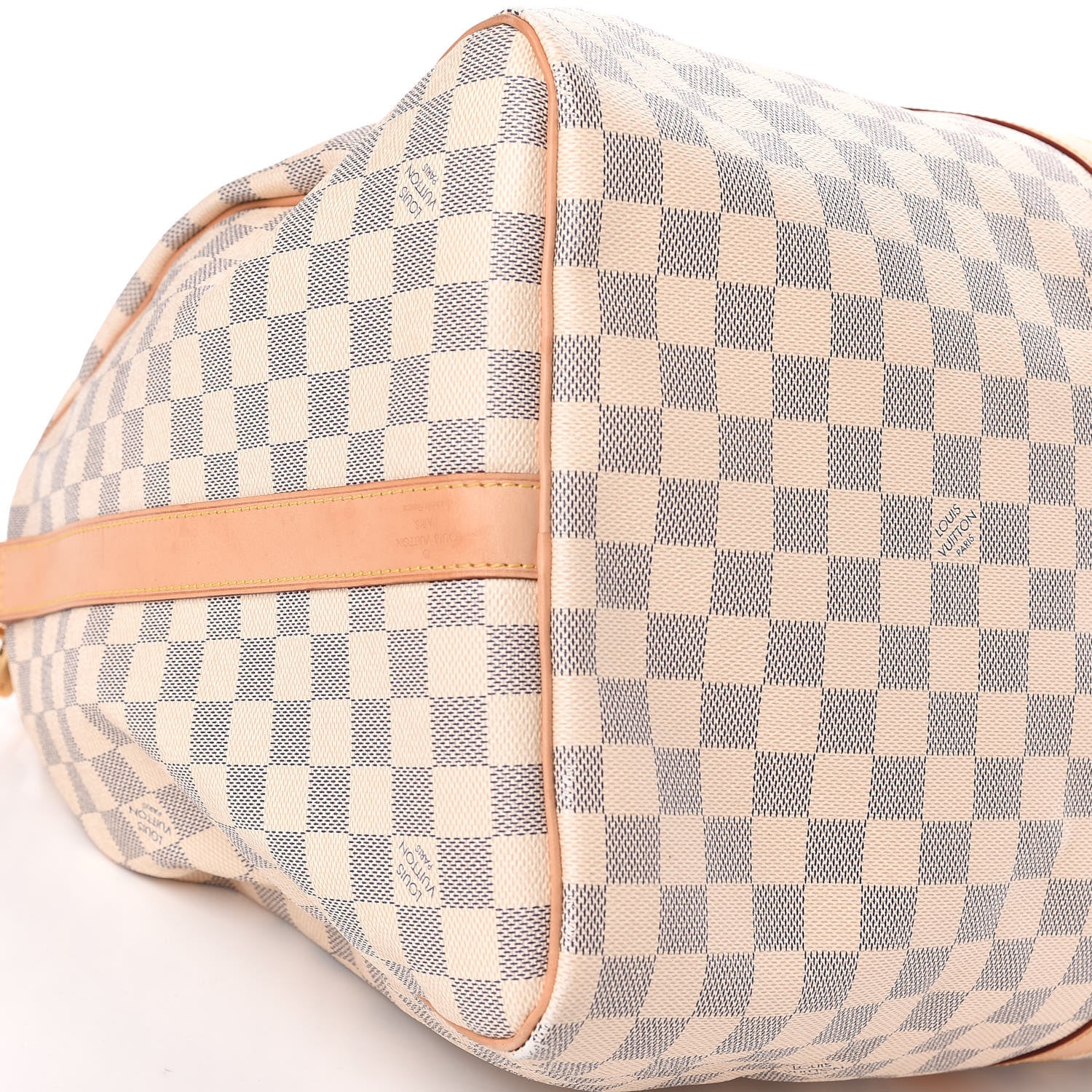Louis Vuitton Damier Azur Keepall Bandouliere 55 6 of 22