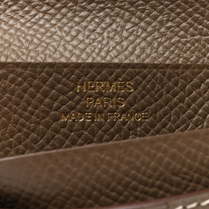 Hermes Epsom Bearn Compact Wallet Etoupe 6 of 7