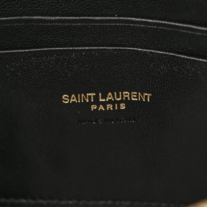 Saint Laurent Grain De Poudre Matelasse Monogram Mini Lou Camera Bag Dark Beige 6 of 11