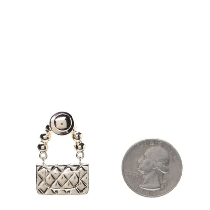 Chanel Pearl Quilted Flap Brooch Gold 2 of 5
