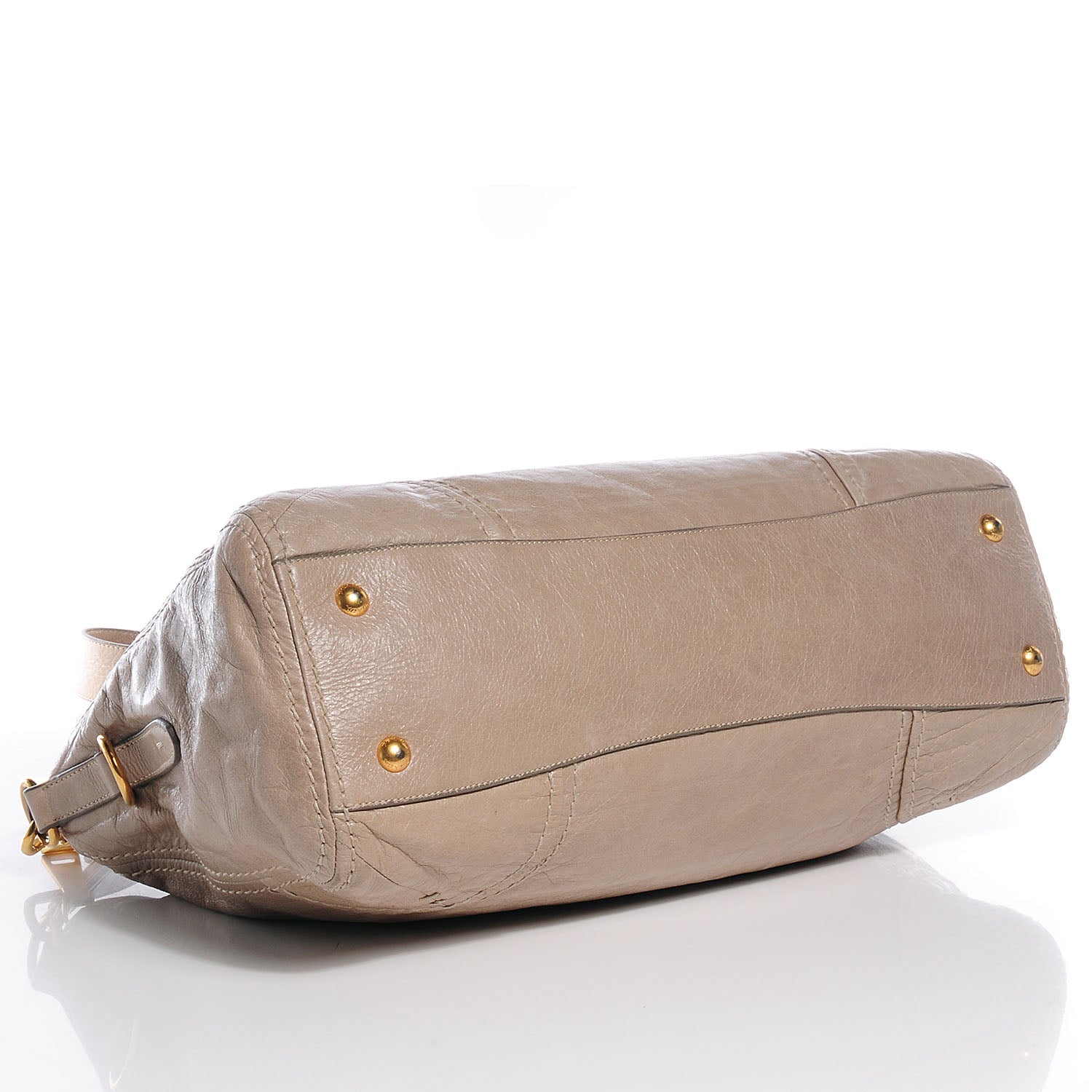 Prada Vitello Shine Bauletto Pomice 4 of 10