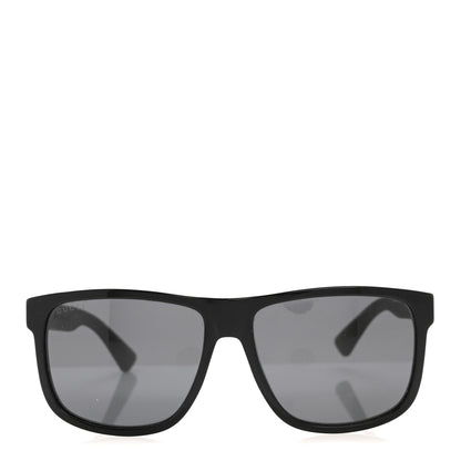 Gucci Web Square Frame GG0010S Sunglasses Black 2 of 9