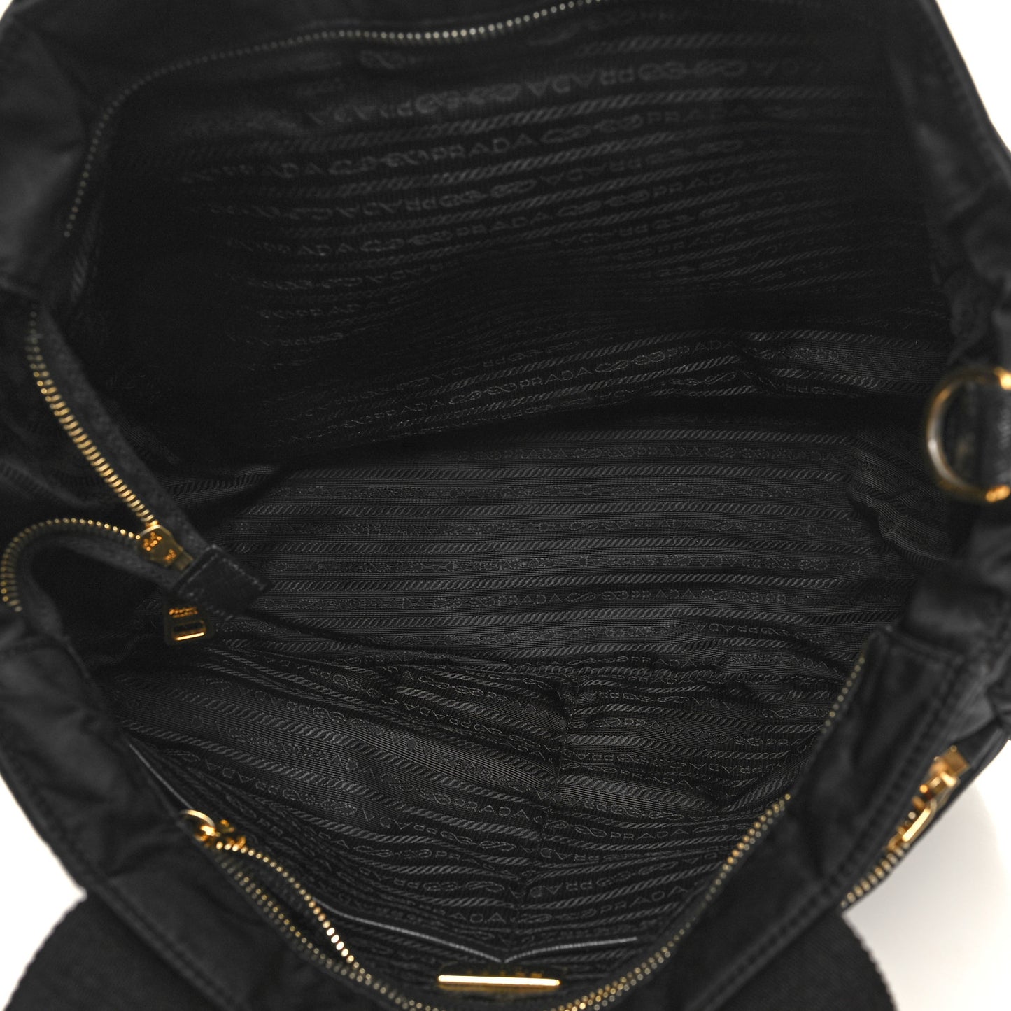 Tessuto Nylon Diaper Bag Black