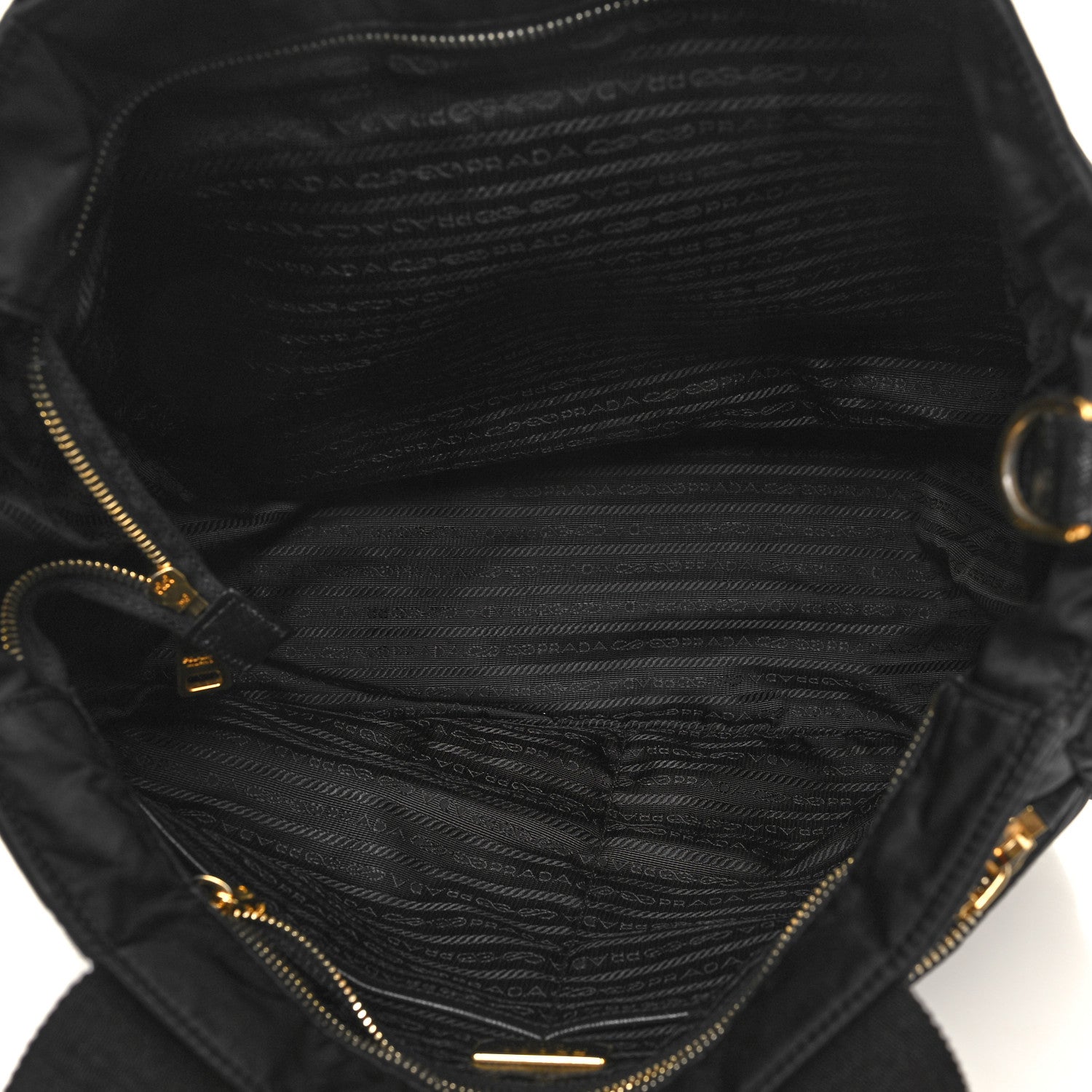 Prada Tessuto Nylon Diaper Bag Black 5 of 13