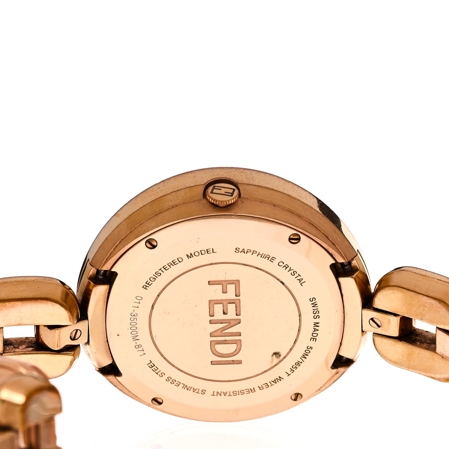 Stainless Steel Fur Mother of Pearl 36mm 35000M Fendi My Way Quartz Watch