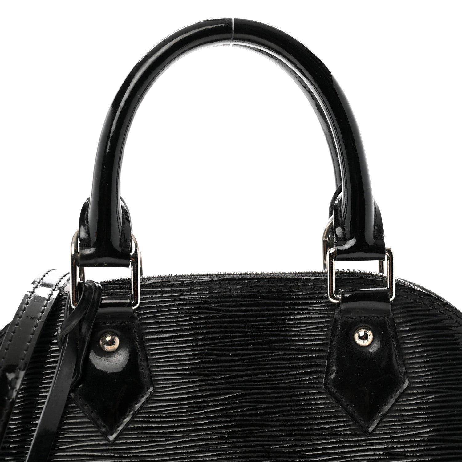 Louis Vuitton Epi Electric Alma BB Black 7 of 9