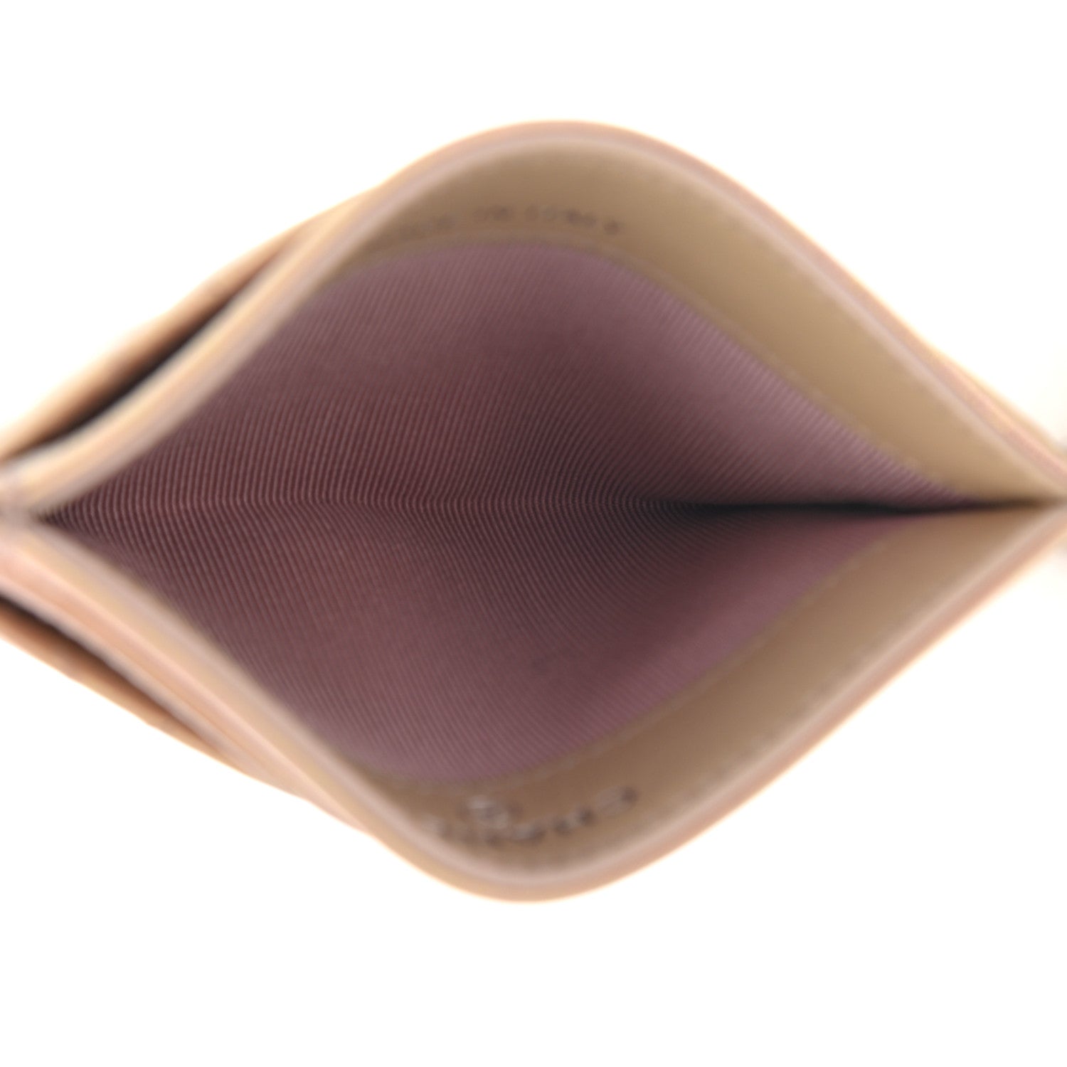 Chanel Iridescent Calfskin Quilted Card Holder Pink 5 of 8