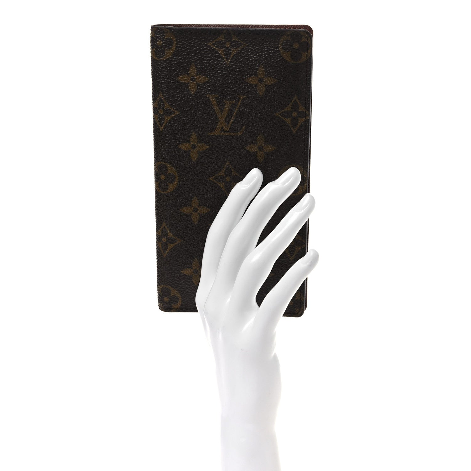 Louis Vuitton Monogram Porte Valeurs Checkbook Wallet 2 of 7