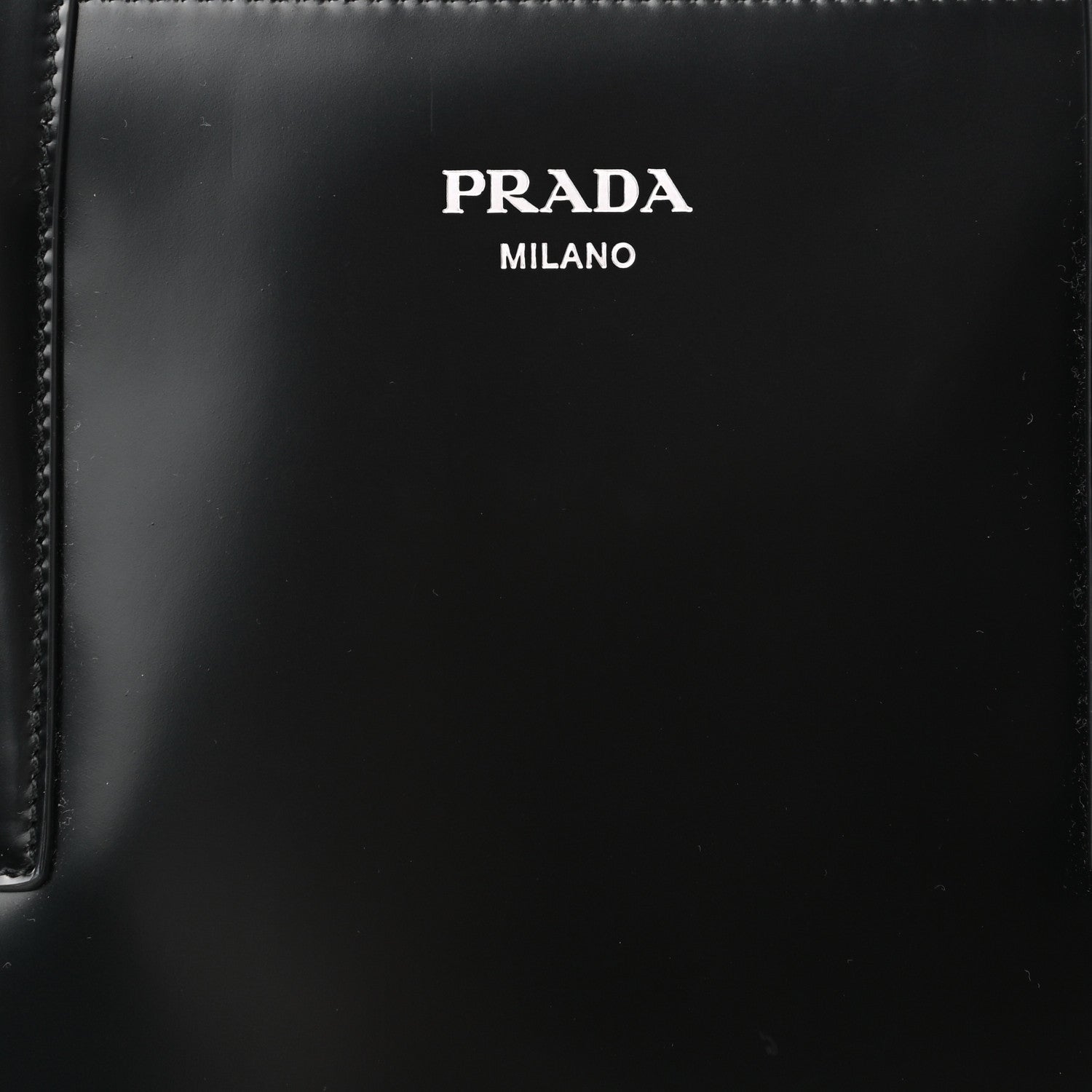 Prada Spazzolato Medium Re-Edition 1995 Double Handle Handbag Black 8 of 10