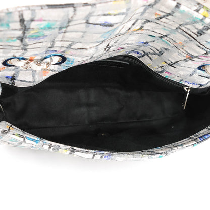 Chanel Calfskin Hand Painted Graffiti Flap Multicolor 5 of 7