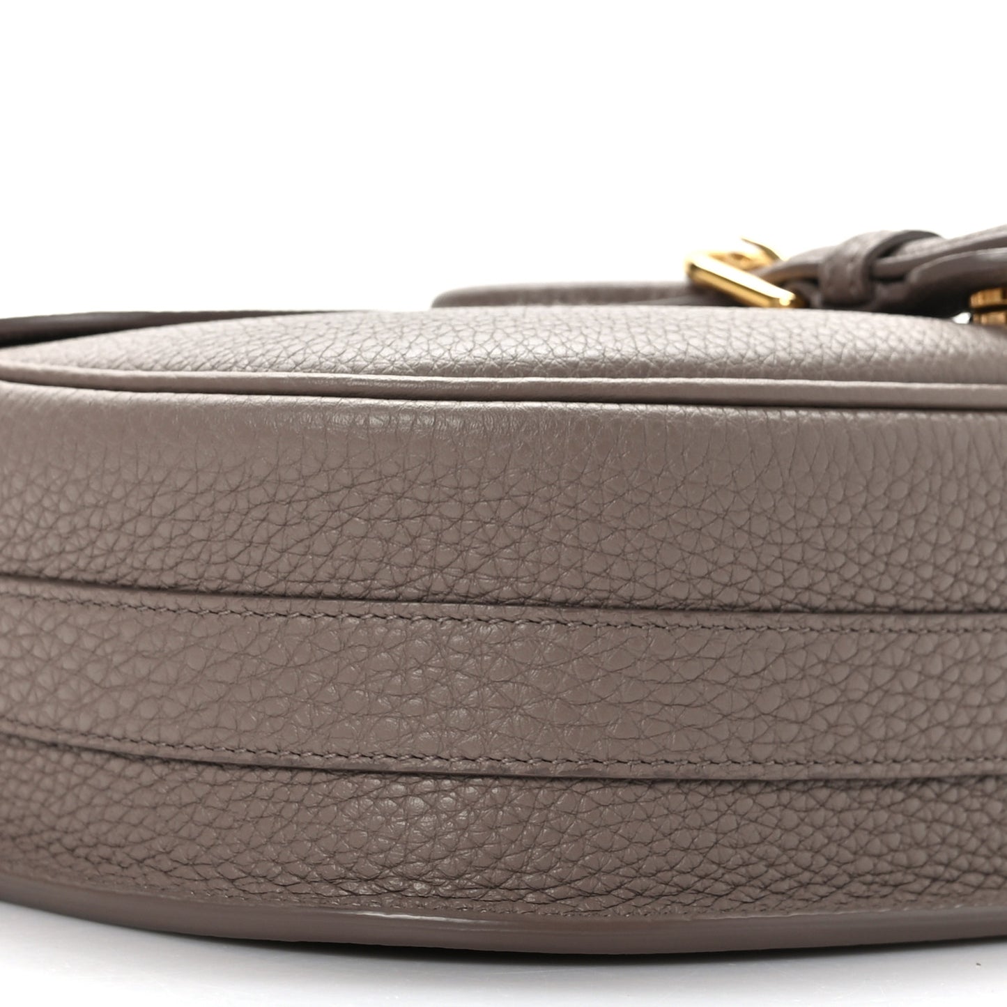 Grained Calfskin Medium Bobby Flap Warm Taupe