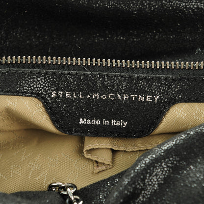 Stella McCartney Shaggy Deer Big Falabella Tote Black 6 of 9