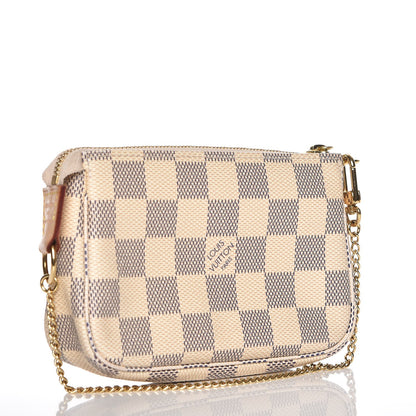 Louis Vuitton Damier Azur Mini Pochette Accessories 3 of 8