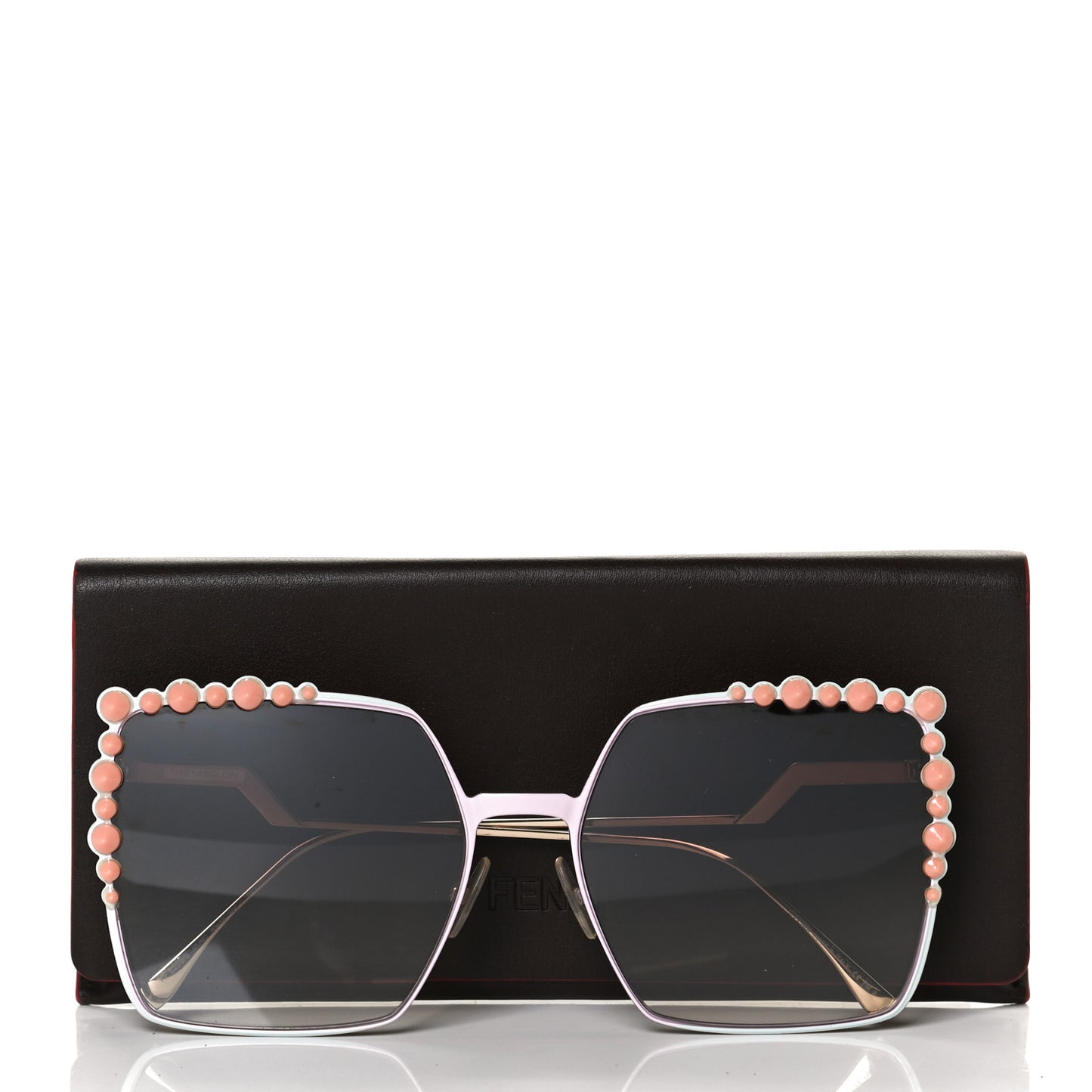 Square Dots Sunglasses FF 0259/S Gold