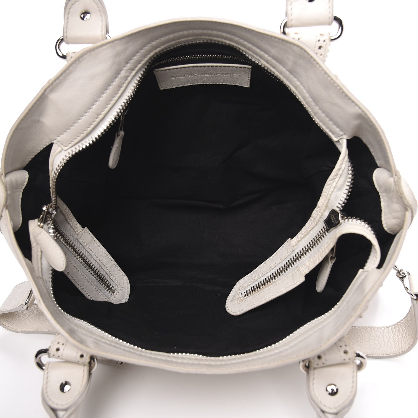 Agneau Giant Brogues Hardware City White Light
