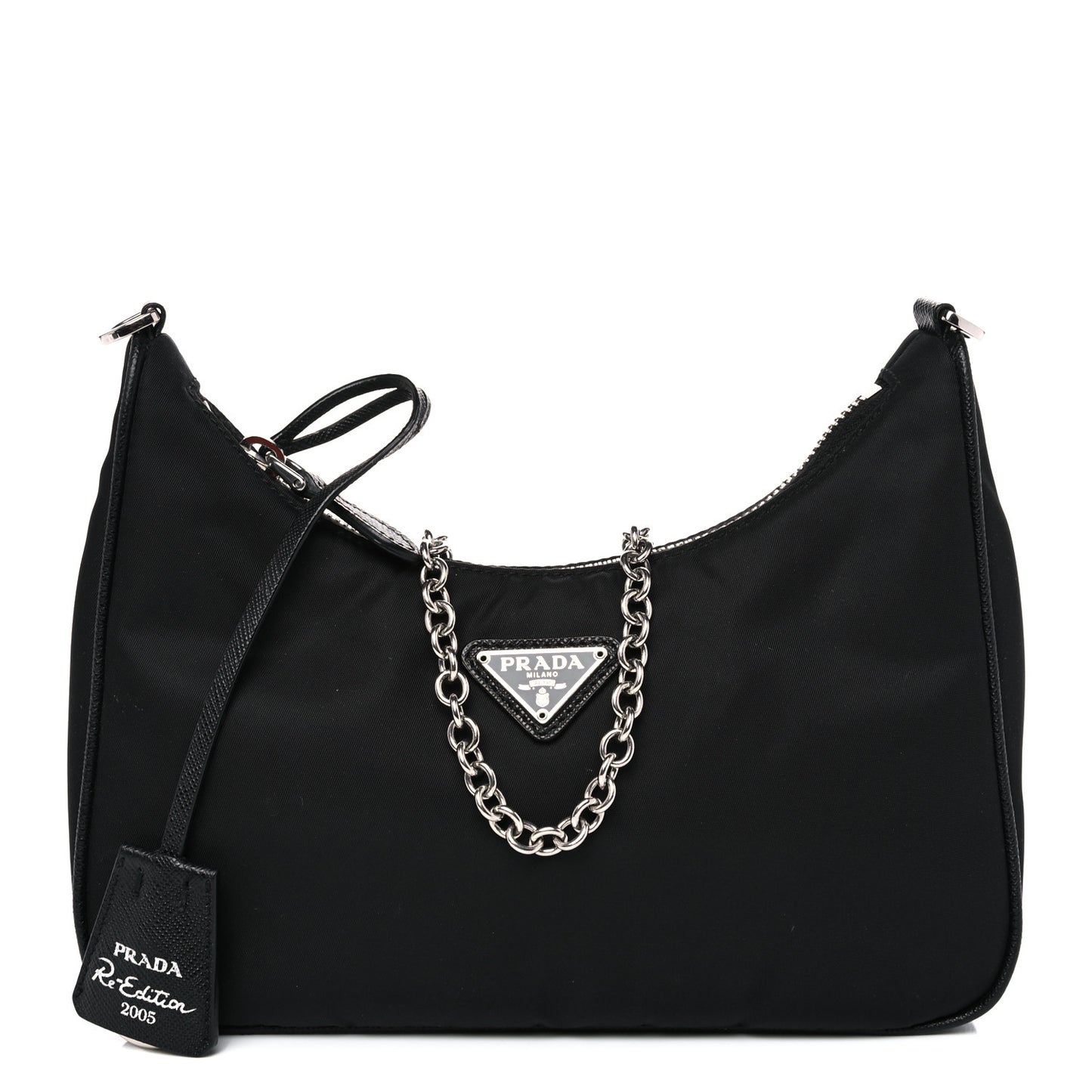 Nylon Re-Edition 2005 Shoulder Bag Black