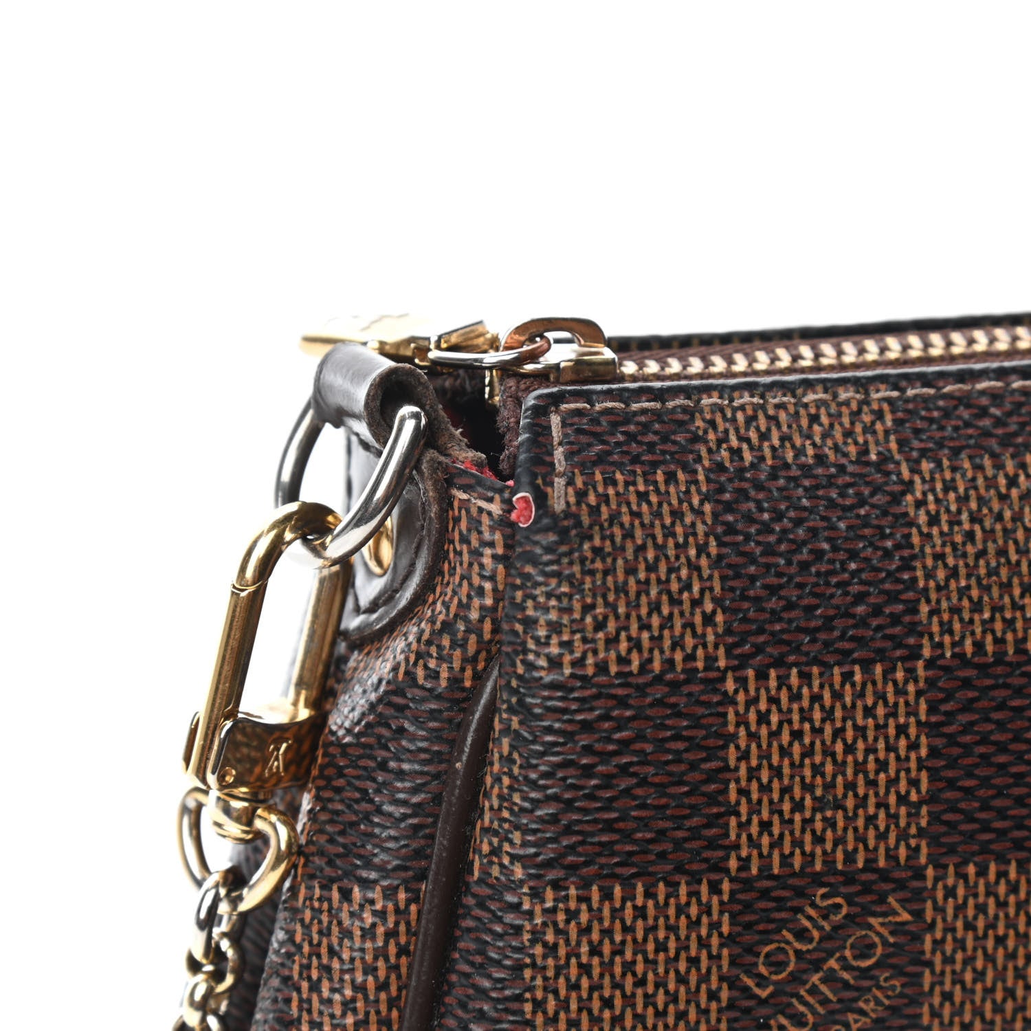 Louis Vuitton Damier Ebene Eva Clutch 10 of 10