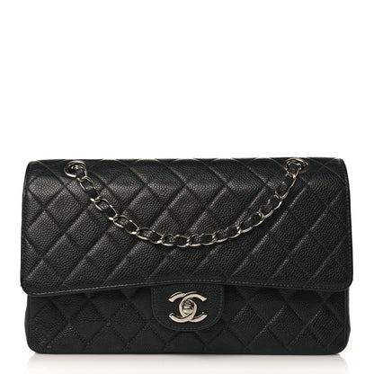Chanel Caviar Quilted Medium Double Flap Black 1 of 9