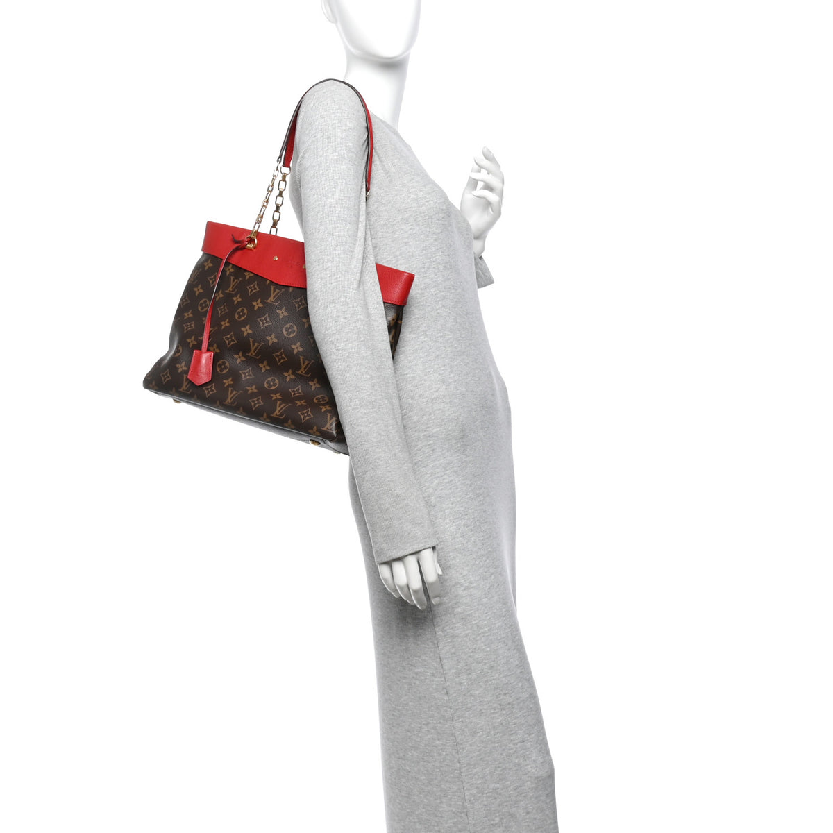 Monogram Pallas Shopper Cherry