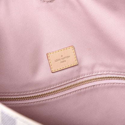 Louis Vuitton Damier Azur Graceful MM Rose Ballerine 8 of 11