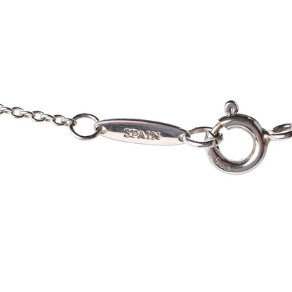 Tiffany Sterling Silver Diamond .21ctw Elsa Peretti Diamonds by the Yard Seven Station Necklace 6 of 7
