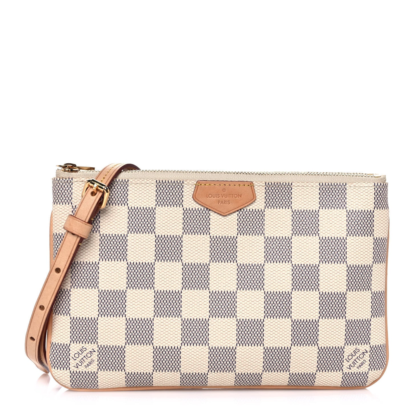 Damier Azur Double Zip Pochette