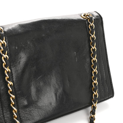 Chanel Lambskin CC Single Flap Black 14 of 15