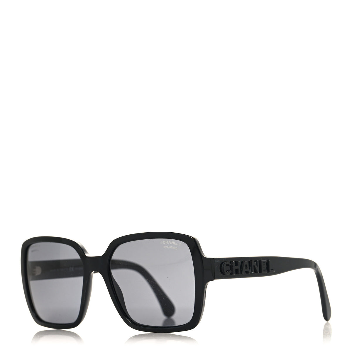 Acetate Square Sunglasses 5408 Black