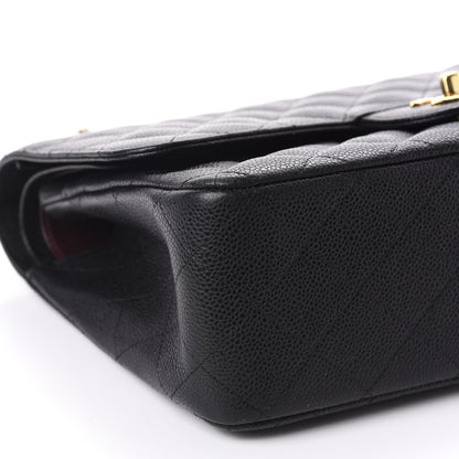 Chanel Caviar Quilted Jumbo Double Flap Black 6 of 11
