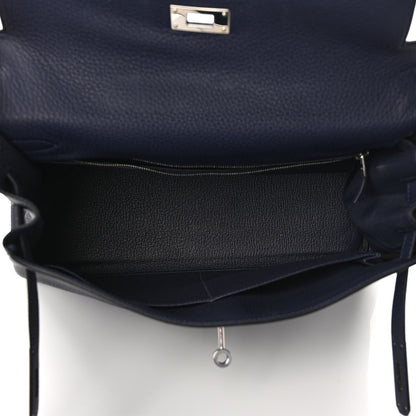 Hermes Togo Kelly Retourne 32 Bleu Nuit 5 of 8