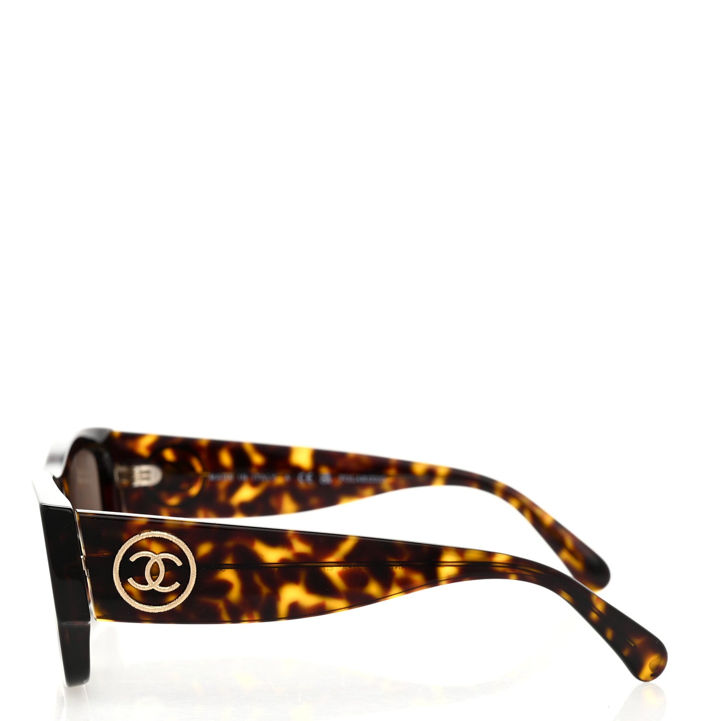 Acetate Rectangle Sunglasses 5507-A Tortoise