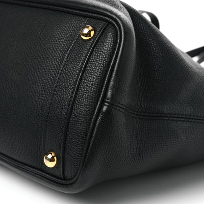 Burberry Grainy Calfskin Medium Honeybrook Tote Black 12 of 13