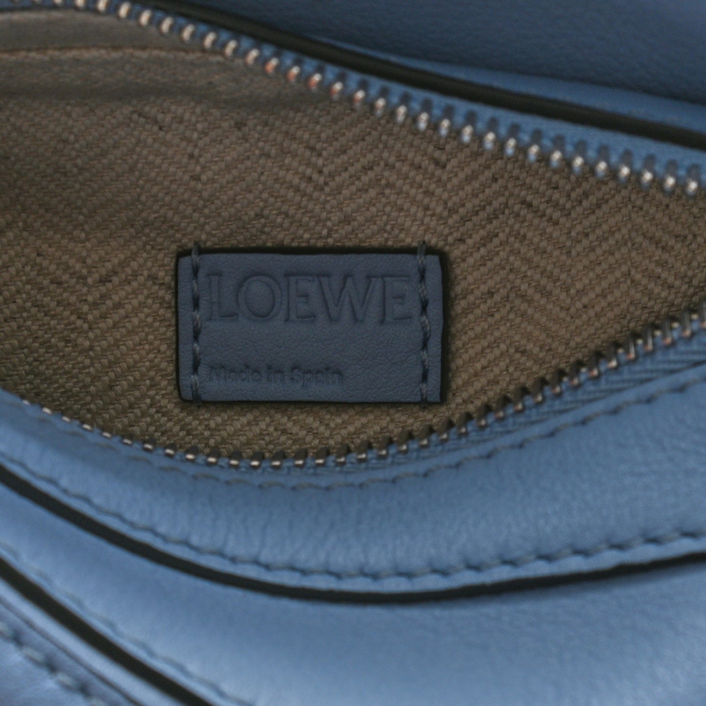 Calfskin Nano Puzzle Bag Blue