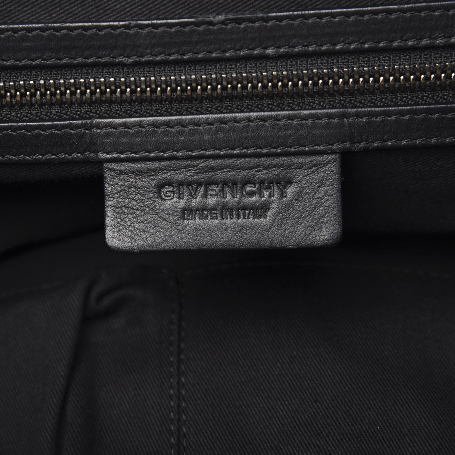 Givenchy Glazed Pebbled Calfskin Large Nightingale Black 5 of 11