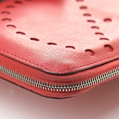 Hermes Chevre Mysore Perforated H Azap Wallet Bougainvillea 12 of 13