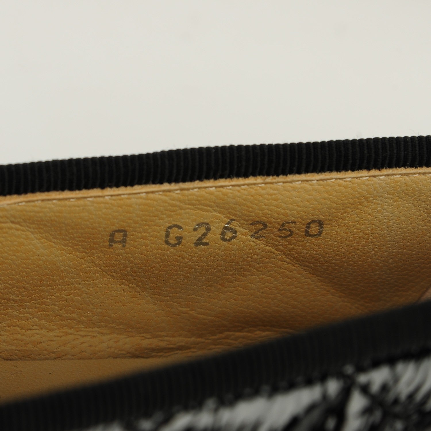 Chanel Patent Quilted Cap Toe Ballerina Flats 36.5 Black 7 of 8