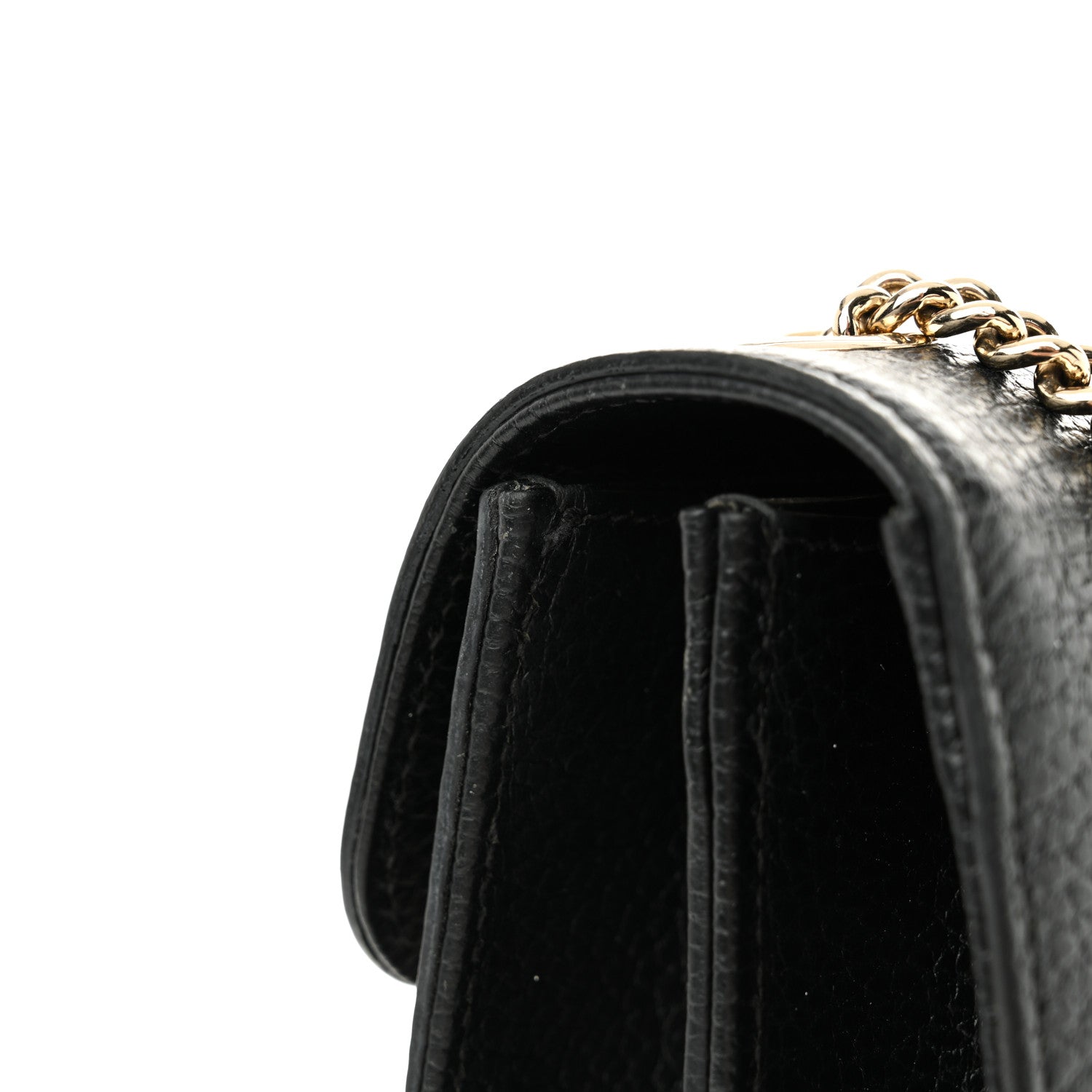 Gucci Dollar Calfskin Small Interlocking G Shoulder Bag Black 13 of 13